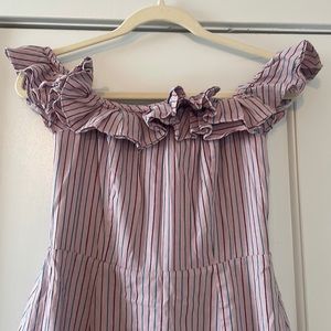 WAYF Dress in beautiful color with stripes Size M